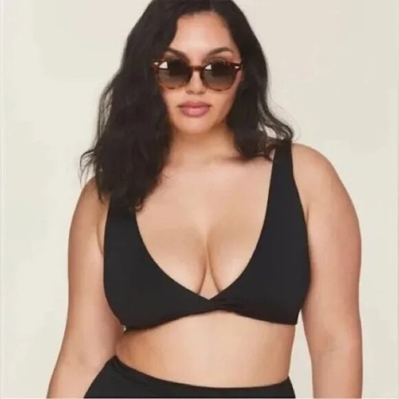 Andie Swim The Belmar Top Black Size Medium - Picture 8 of 9